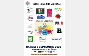 Forum des asso à Saint-Romain de Jalionas 2026
